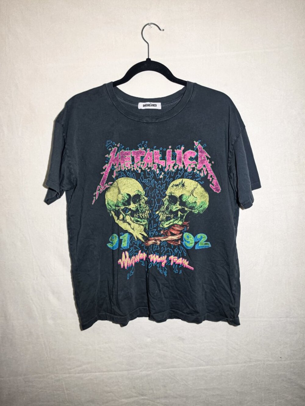 DayDreamer Metallica Large Tshirt 91-92 Vintage Collectors RARE Great Shape - Picture 2 of 4